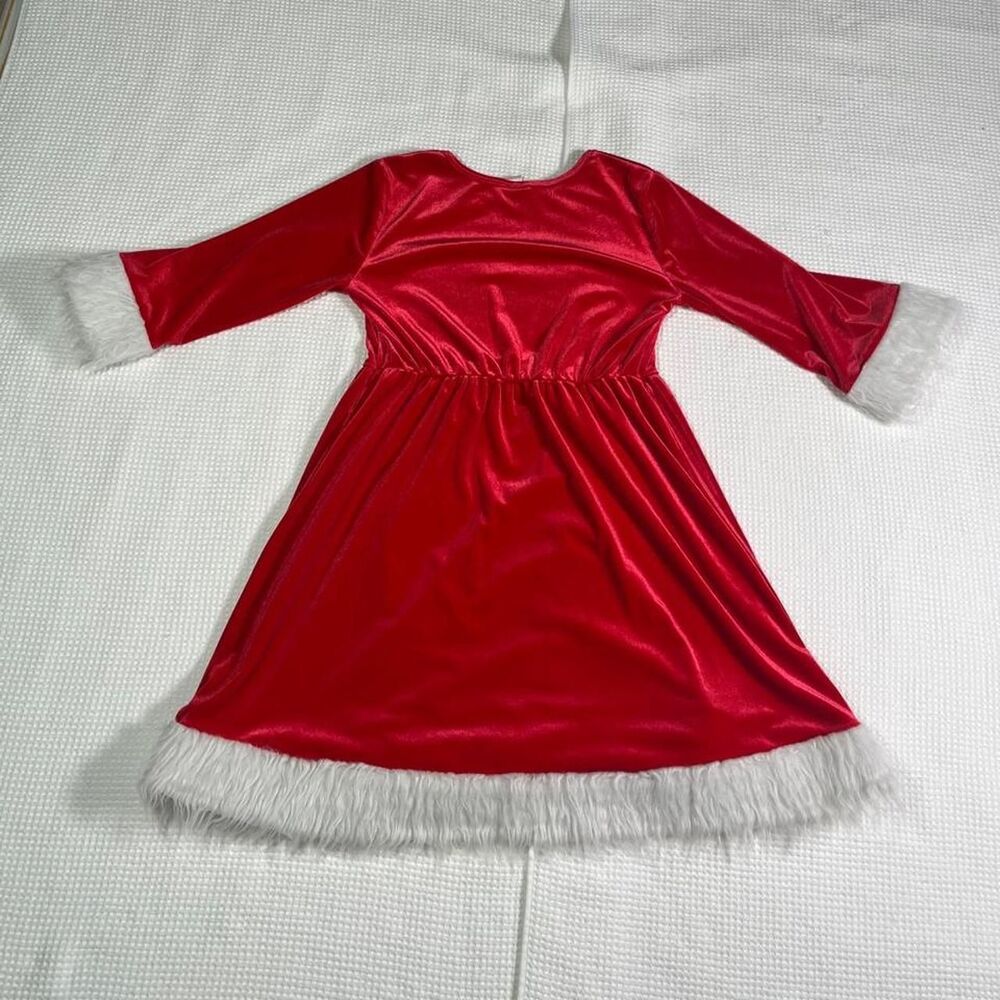 Women's Red and Pink Dress